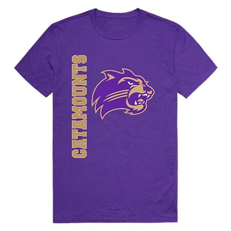 W Republic W Republic Apparel 515-156-328-05 Western Carolina University Ghost Tee; Purple - 2XL 515-156-328-05
